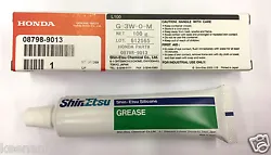 Shin-Etsu Silicone Grease. Used for lubricating door seals, window channels, sunroof seal and any convertible or targa...