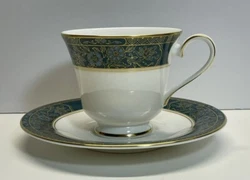 Royal Doulton CARLYLE 2-piece CUP with SAUCER SET English Fine Bone China NEW NOS. We have multiples of this.