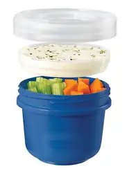Great for taking food to school or work, these 2.1-cup round containers have easy-to-use Twist & Seal lids, and are...