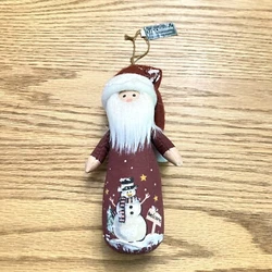 Santa Hand Painted Figurine Christmas 6 1/2