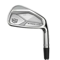 Twenty grams of high-density tungsten in the toe of long and mid irons enhances head stability at impact and lowers the...