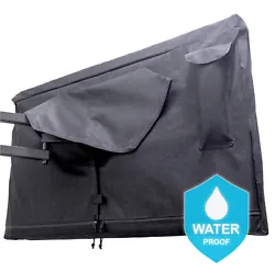 WEATHERPROOF, HIGH QUALITY MATERIAL - This Outdoor TV cover is made of heavy-duty 600D Oxford material with polyester...