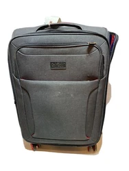 Penguin Original By Munsingwear Rolling Luggage Bag Gray. Condition is 