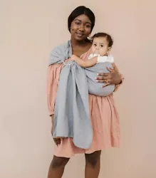 Wildbird The WildBird Ring Sling boasts beautiful 100percent Belgian linen pulled through two aluminum rings to create...