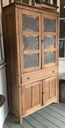 With 6 punched tin panels and a Victorian style, it is a great piece of primitive furniture that is both functional and...
