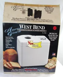 This is aWest Bend Automatic Bread & Dough Maker Machine. Original Box.