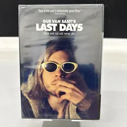 Brand New Gus Van Sants LAST DAYS Kurt Kobain Rock Film Factory Sealed!!.