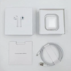 Step 2: Open the AirPods charging case cover（Dont take out the headphones if the pairing is unsucessful）. 2x...