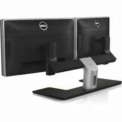 Dell MDS14 Dual Monitor Stand - Black/Silver. This is been open for display purposes only