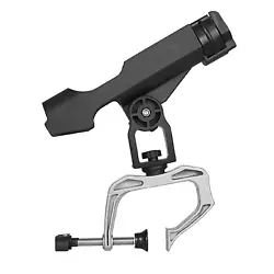 Fit forBoat, Kayak, Dock handrail, Canoe, Pier etc. The upper clip can be locked. The fishing rod holder can be...