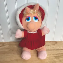 Vintage Baby Miss Piggy 1987 Plush DollStuffed Animal Henson Muppets12” longVery good preloved condition.