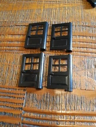 Lot 4 Porte LEGO train door 3861maison gare 588 381 6372 6363. État : Occasion Envoyé rapidement et soigné...