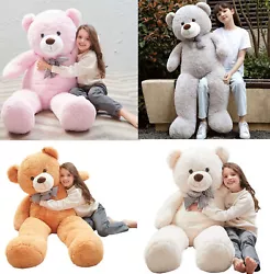 It is more like your friend, not just a teddy bear! • CUTE DESIGH: The giant teddy bear is a realistic plush animal...