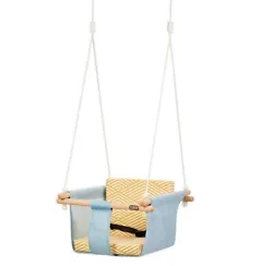 Little Tikes, 980381780. Little Tikes Wood Rockabye Nature Swing features easy set up and easy to clean fabric. The...