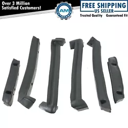 1986-96 Chevrolet Corvette Convertible Roofrail Weatherstrip Seal. 6 Piece Set. In order to keep our prices low, we...