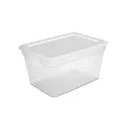 Get organized with the Sterilite Clear Storage Box line! The Sterilite 58 Quart Storage Box is ideal for a variety of...