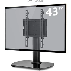 【PRODUCT DETAIL】 - Capacity weight 88 lbs. The table top tv stand can be adjusted to 3 levels of height with the...