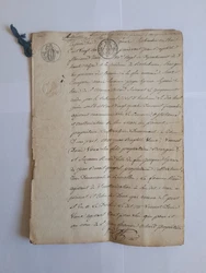 Manuscrit Ancien De 1826 Hautes-Alpes Remellon 05. Très beau document à découvrir.