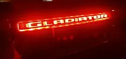 Custom made satin black decal to apply to 3rd brake light on the Jeep Gladiator. Easy to apply, just watch his quick...