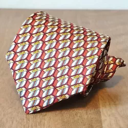 100% Silk Neck Tie. Dry Clean Only. Length 56.5
