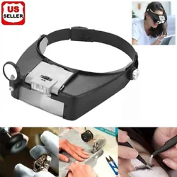 This head visor magnifier is more convenient and useful than a magnifying glass. You just hang it on a hook by your...
