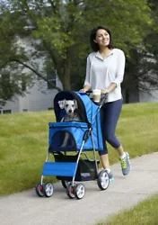 ALCOVE Four Wheel Pet Stroller, for Cat, Dog and More Foldable Strolling. Condition is New. Shipped with FedEx.Thank...