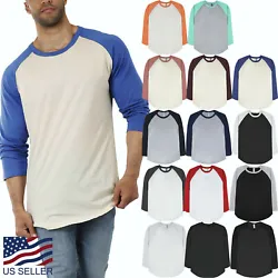 Baseball raglan shirts made right. Sturdy construction, soft feel, lightweight, and breathable. Wash Instruction....
