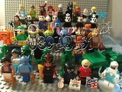These authentic LEGO minifigs are used but are still in very good condition.