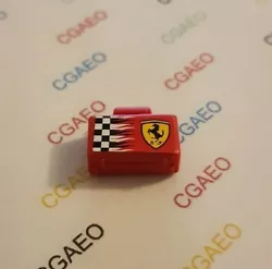 Lego Technic 4449pb01. Briefcase with Checkered Ferrari Logo (Stickers). Vous chercher une pièce Lego, je vous la...