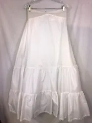 Lots of crinoline inside the slip - it stands out. White Slip. 30