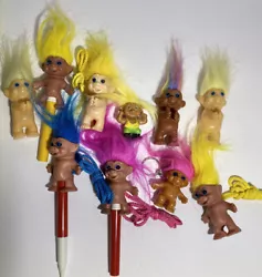 Vintage Russ Troll Doll Lot. Good condition