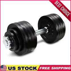 YES4ALL 52.5 LBS ADJUSTABLE DUMBBELL WEIGHT SET, CAST IRON DUMBBELL, SINGLE. With its adjustable design, it allows you...