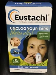 Eustachi unblocks plugged ears by helping exercise the eustachian tubes, all you have to do is swallow! Its quick, safe...
