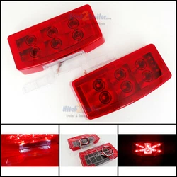 Optronics Trailer Lights -. Tail light: Drivers side - 8, Passenger side - 6. White - Ground, Black - Marker/clearance...