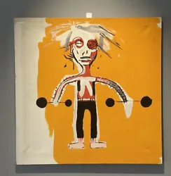 up for sale is wonderful acrylic on canvas by JEAN MICHEL BASQUIAT | portrait of ANDY WARHOL 1984 • Privately owned...