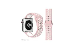 Ibroz Bracelet Sport Apple Watch 44 mm Rose/Blanc. Mis en ligne via Market Invaders : Application de gestion de places...