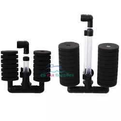 These filter are excellent for small size fish like dwarf cichlid, guppy, killifish etc., or for hatcheries, maternity...