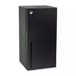Introducing the Xbox Series X Replica Mini Fridge Thermoelectric Cooler made by Ukonic! The sleek matte-black tower...