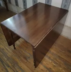 Drop Leaf Dining Table.  Pennsylvania House Drop Leaf Table Solid Cherry? Dining Drop Leaf Table with Two Leaves ...