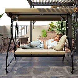 ADJUSTABLE COVER & BACKREST: The canopy can be rotated to any angle through the knob for optimal shade coverage and...