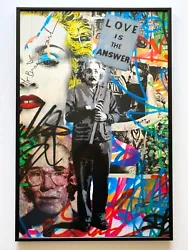 WORLD FAMOUS MR. BRAINWASH WORKS AMONG A NEW GROUP OF WORLD ART INFAMOUS STARS INCLUDING BANKSY AND SHEPARD FAIREY.