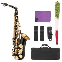 [Wide Applications] This cost-effective and beginner-friendly E-flat alto saxophone is suitable for those who start...