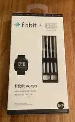 Fitbit Versa Small Knit Accessory Band Genuine Fitbit Brand PH5 Navy/White S. Brand new band, Band was taken out of box...