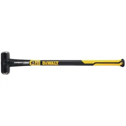 Model DWHT56028. Dewalt 8 lbs. Hollow handle for a light and balanced swing. Weight 11.26 lbs. Head Material Steel....