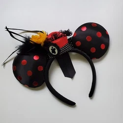 Disney Parks Mickey/Minnie Mouse Ears Dapper Day headband is in great condition with no rips or tears.  The hang tag...