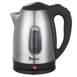 The ZOKOP HD-1802S 110V 1500W 1.8L Stainless Steel Electric Kettle with Water Window is the perfect blend of elegance...