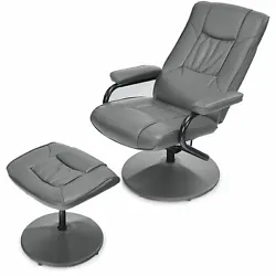 Color: Grey/Black/Brown  Material: PU + PVC + Iron + Sponge  Chair Dimension: 26.5