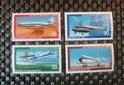 Mint Condition / MNH. COMPLETE SET OF 4 - Depicting Aircraft. Issued 1980 - GERMANY.