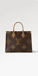Authentic Louis Vuitton On The Go OnTheGo MM Tote in Monogram Reverse (box incl).