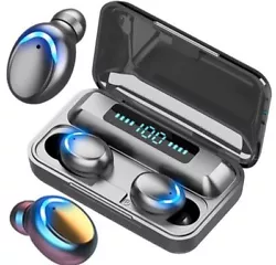 Bluetooth Earbuds for Samsung Android Iphone Wireless Earphone IPX7 Waterproof. 【 Individual power display of earbuds...